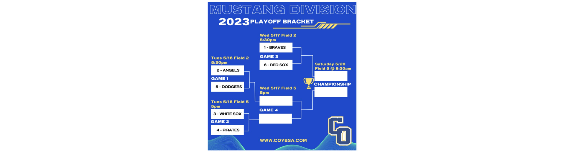 Mustang Playoffs Bracket