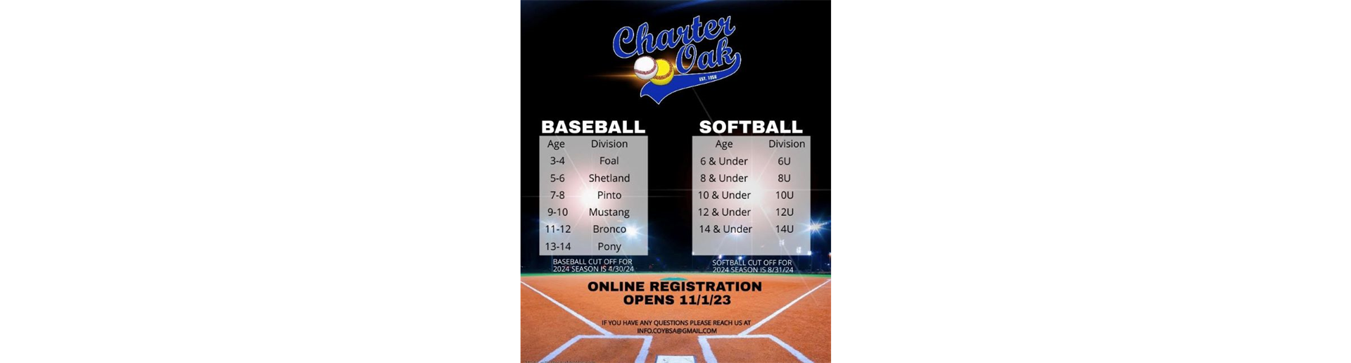 Online Registration is OPEN!!