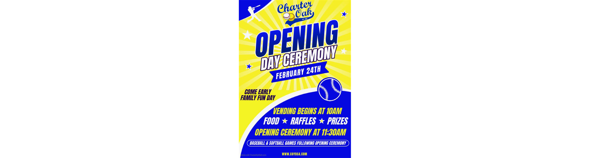 Charter Oak Youth Baseball and Softball > Home