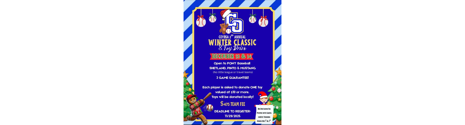 Winter Classic Toy Drive Tournament