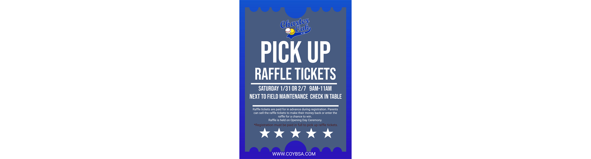 Come see us and pick up your raffle tickets!