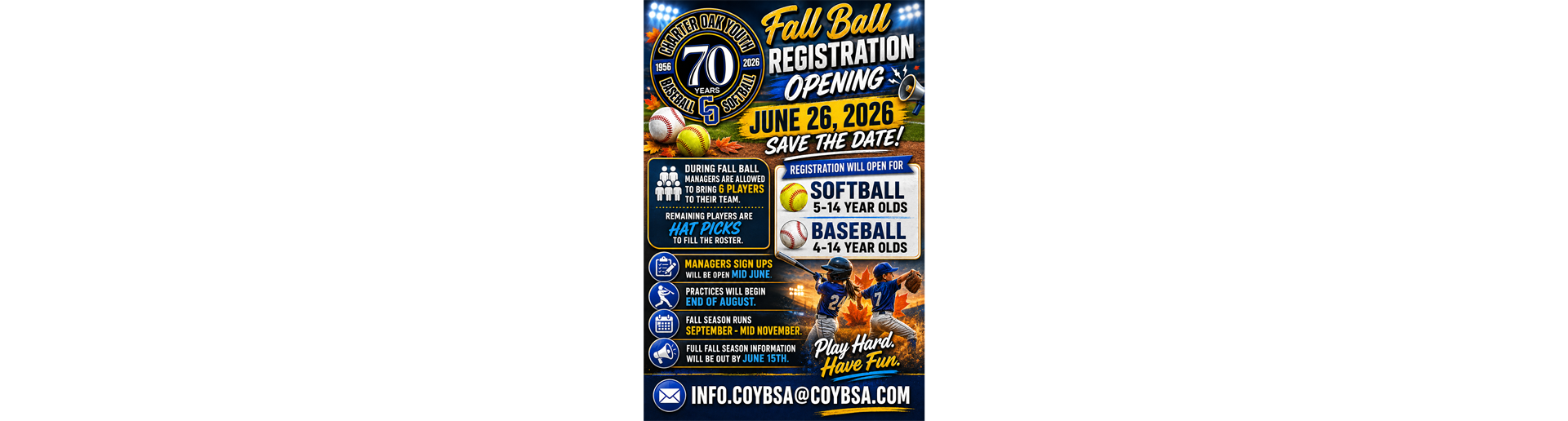 Fall Ball Registration
